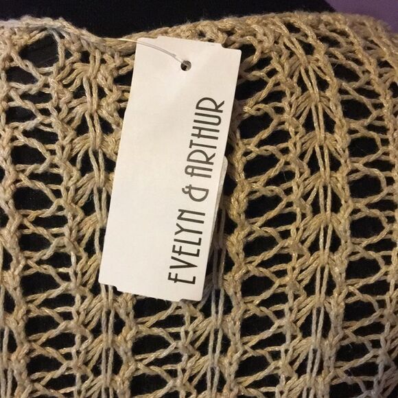 Evelyn & Arthur Crocheted cardigan size medium. NWT - Picture 3 of 10